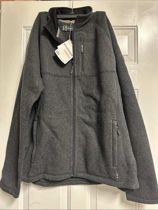 Smartwool Other - Smartwool Men’s Charcoal Heather Echo Lake Full Zip Jacket XL NEW